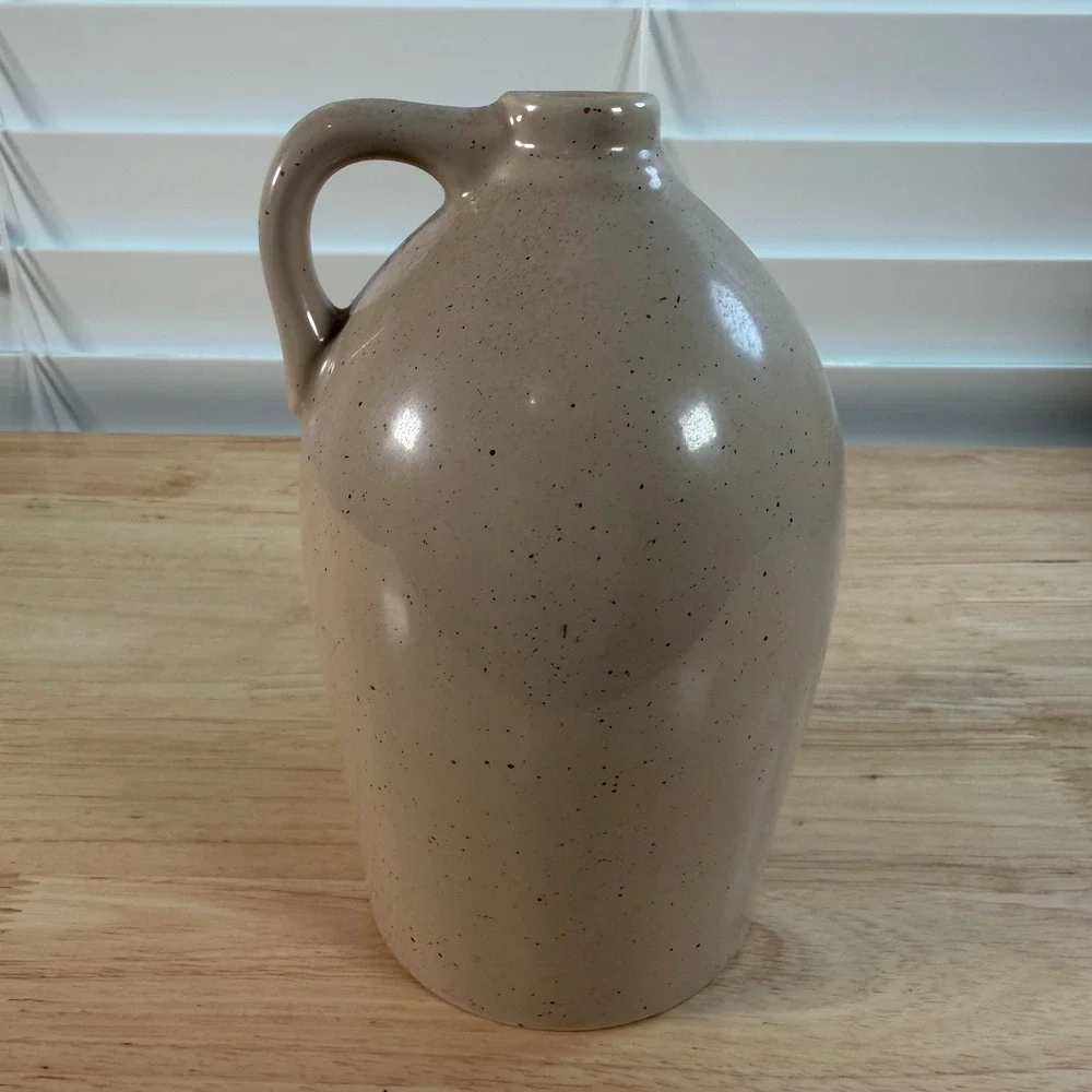 Vintage 1903 Winesap & Co. 2 Beige Apple Ceramic Decorative Crock  Jug Orchard